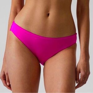 ATHLETA Clean NWT Bikini Bottom, Electric Fuchsia, Size Medium